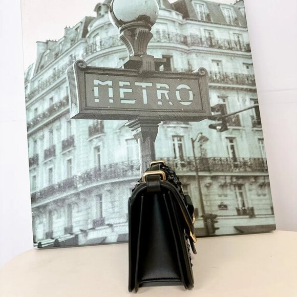 Coach CO922 Morgan Square Crossbody IN Black - Picture 5 of 7